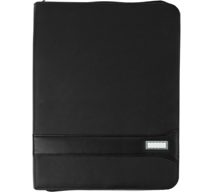 A4 PVC Zipped folder.
